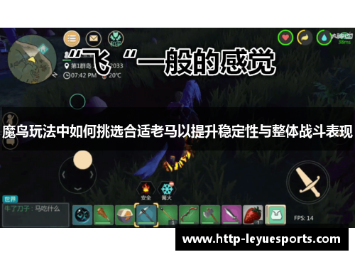 魔鸟玩法中如何挑选合适老马以提升稳定性与整体战斗表现